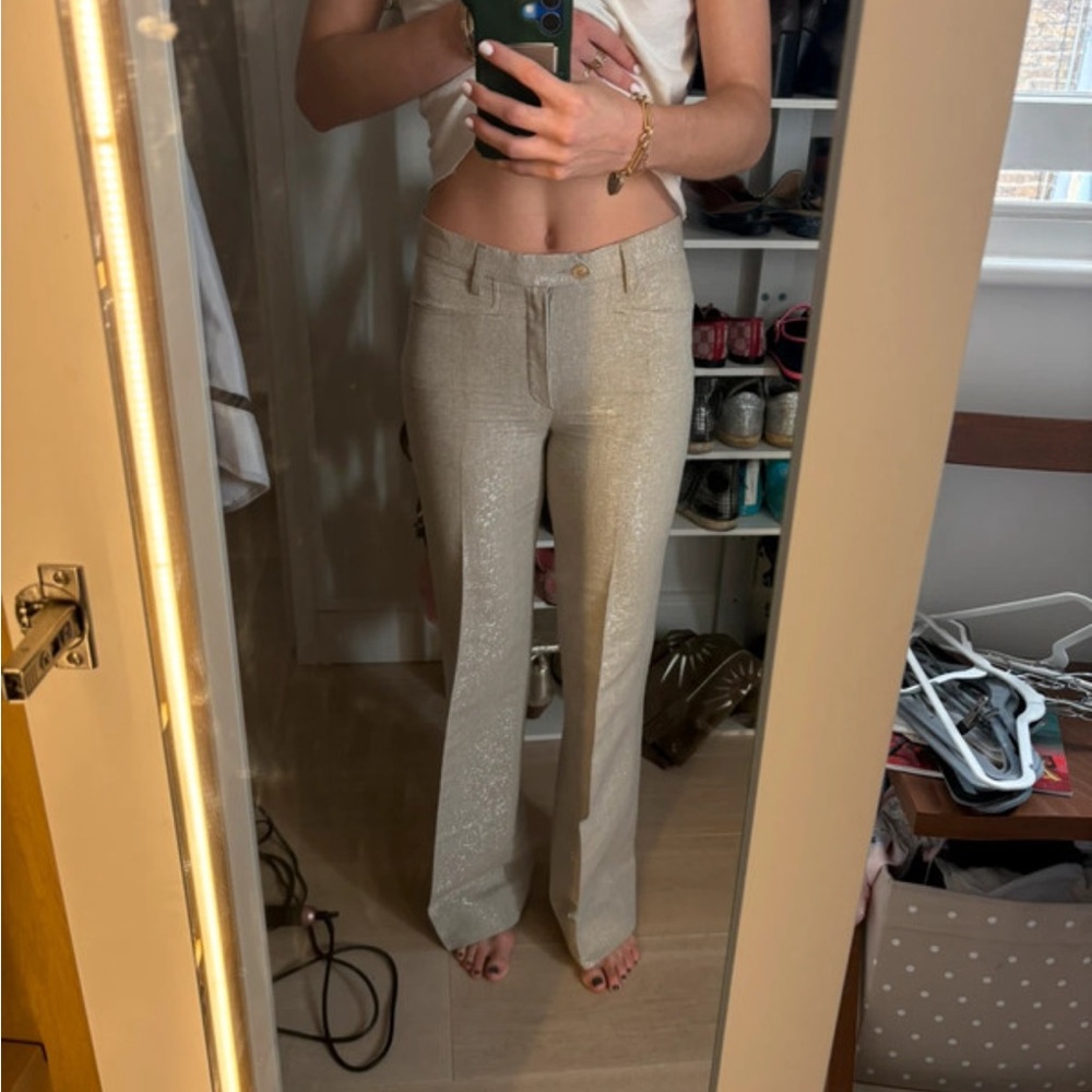 Joseph Elegant Beige Sparkle Women's Torusers